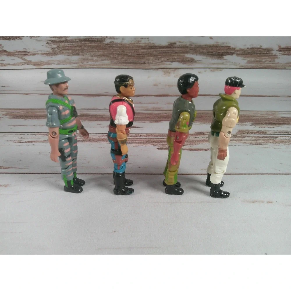 Vintage G.I. Joe / Corps Figure Lot Whipsaw Bengala Flashfire Fox Used